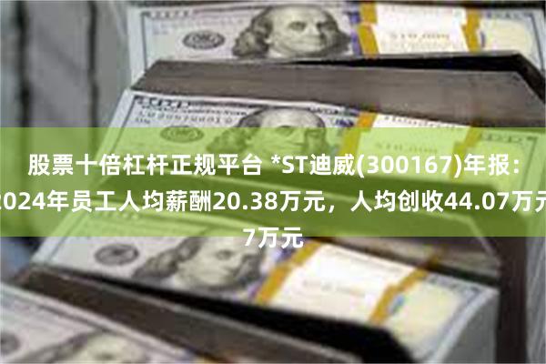 股票十倍杠杆正规平台 *ST迪威(300167)年报：2024年员工人均薪酬20.38万元，人均创收44.07万元