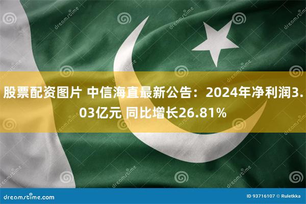 股票配资图片 中信海直最新公告：2024年净利润3.03亿元 同比增长26.81%
