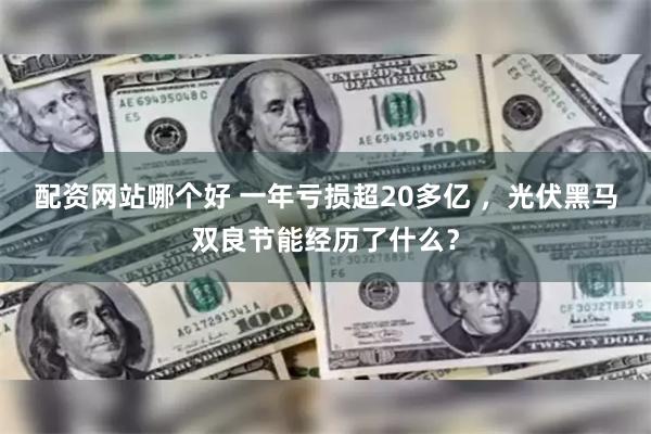 配资网站哪个好 一年亏损超20多亿 ，光伏黑马双良节能经历了什么？