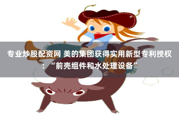 专业炒股配资网 美的集团获得实用新型专利授权：“前壳组件和水处理设备”