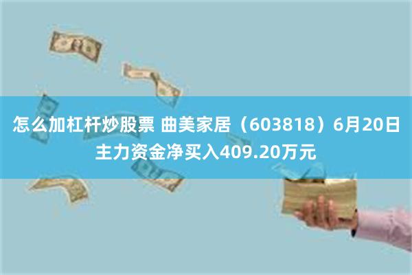 怎么加杠杆炒股票 曲美家居（603818）6月20日主力资金净买入409.20万元