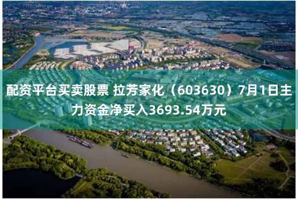 配资平台买卖股票 拉芳家化（603630）7月1日主力资金净买入3693.54万元