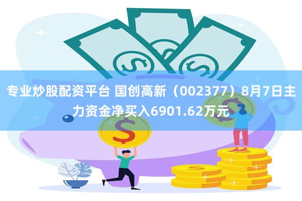 专业炒股配资平台 国创高新（002377）8月7日主力资金净买入6901.62万元