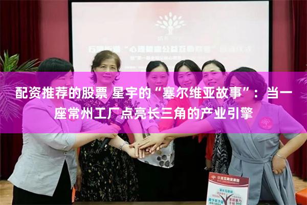 配资推荐的股票 星宇的“塞尔维亚故事”：当一座常州工厂点亮长三角的产业引擎