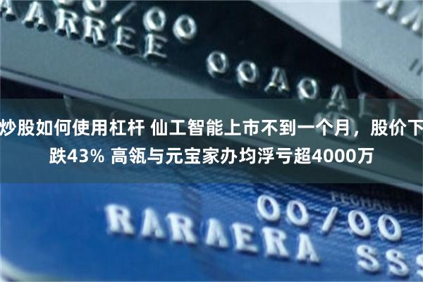 炒股如何使用杠杆 仙工智能上市不到一个月，股价下跌43% 高瓴与元宝家办均浮亏超4000万