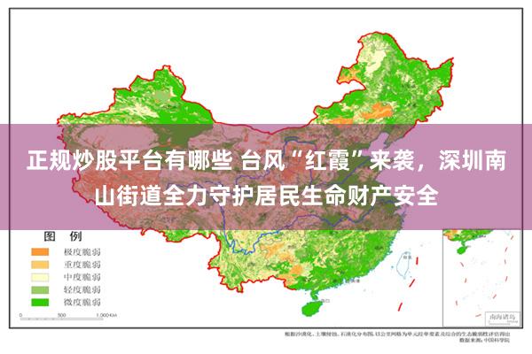 正规炒股平台有哪些 台风“红霞”来袭，深圳南山街道全力守护居民生命财产安全